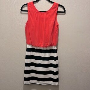 Stripped mini with loose top